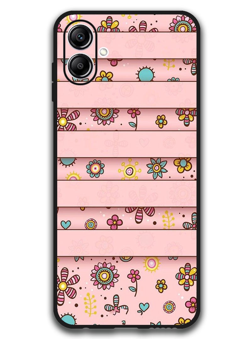 Theodor Case Compatible with Samsung Galaxy A07 6.7 Inch Protection Shockproof Bumper Cover Small Flowers - Image 1